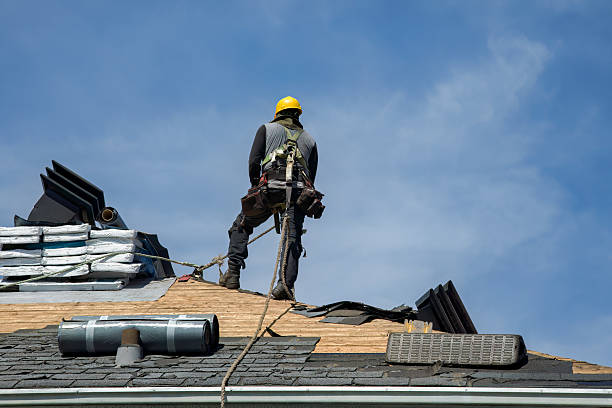 Professional Roofing technician working in Crystal Lake, IL